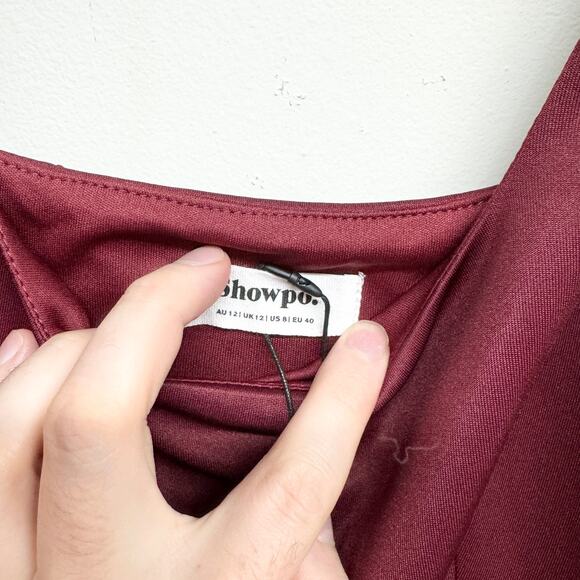 Show Po Women Red Sleeveless Mini Dress Size 8 NWT - Picture 4 of 5